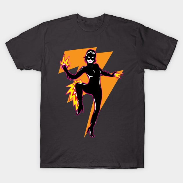 Flash Girl T-Shirt by martinussumbaji